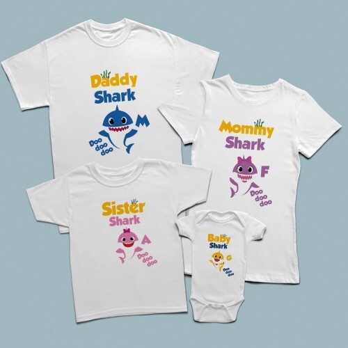 Baby Shark temalı aile set - 2