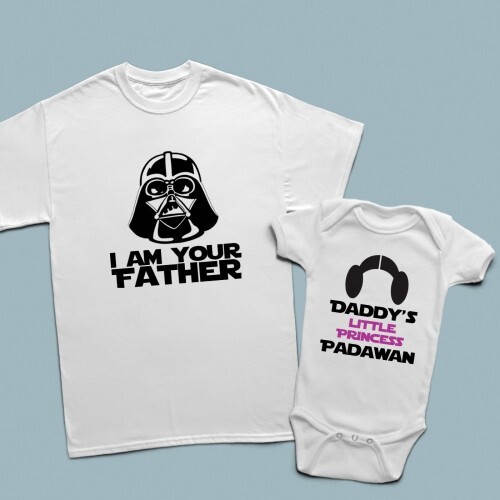 Star wars father&little princess baba çocuk tshirt - 2